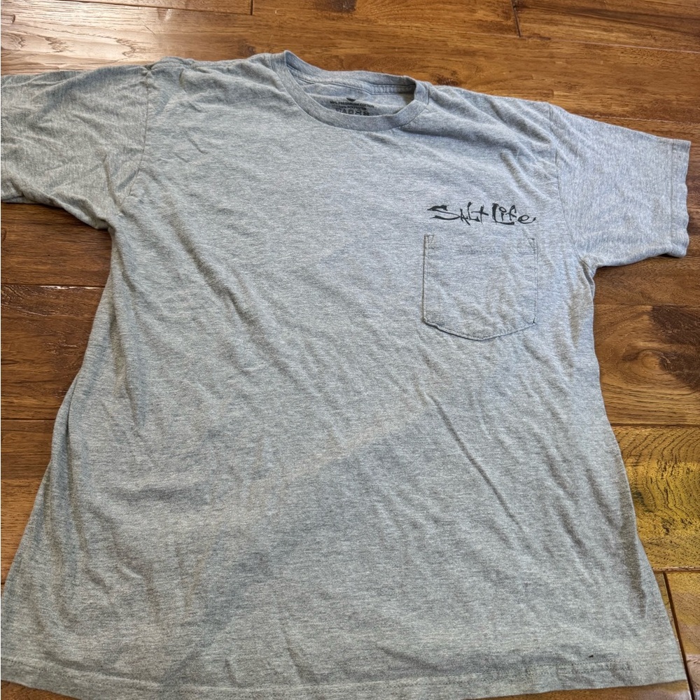 Salt Life Light Gray Short Sleeve Tee